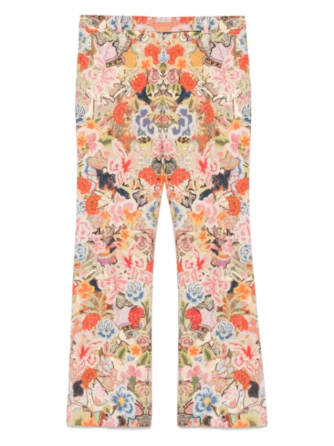 Alexander McQueen Pre-Owned 2000s floral-print trousers Neutrals HOLAMCQ107