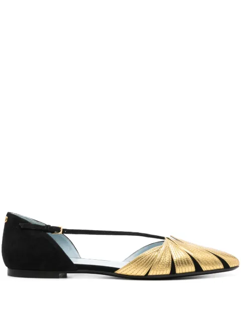 Valentino Garavani pointed-toe ballet flats Black WS0MA4KMN