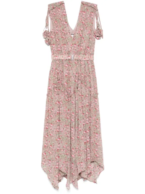 NISSA floral-print midi dress Pink RZ15771