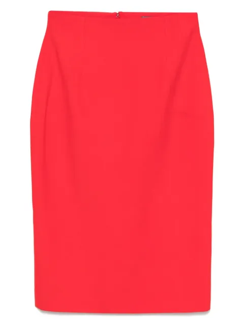 Alexander McQueen Pre-Owned 2000s pencil skirt Red HOLAMCQ108