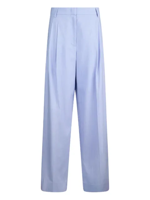 LIU JO linen palazzo pants Purple WA5076T1812
