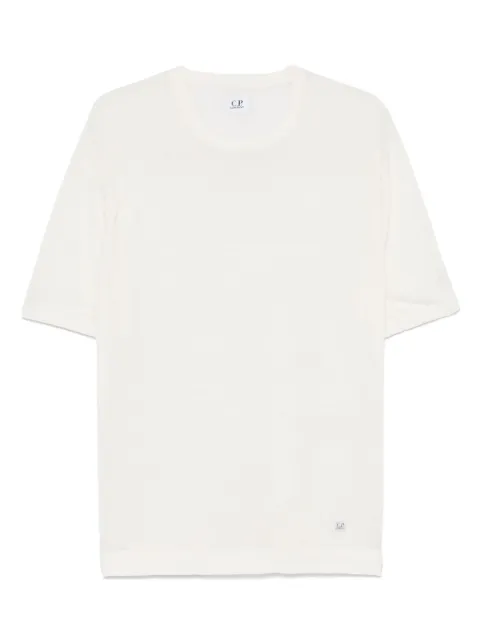 C.P. Company knitted T-shirt White 18CMKN192A110307A