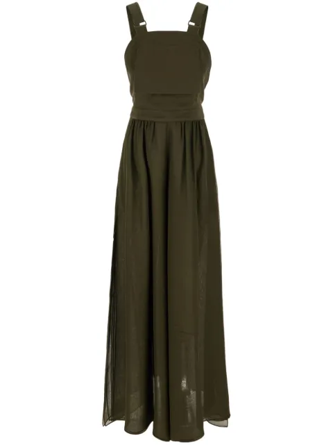 Max Mara pinafore jumpsuit Green ARGENTA