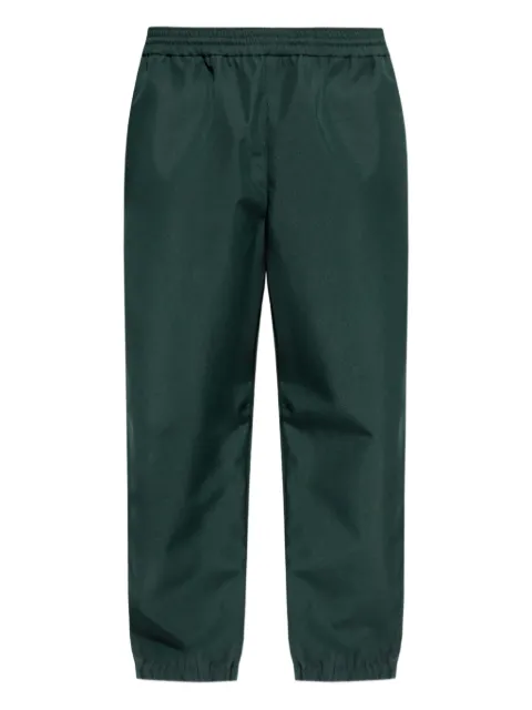 Lacoste logo-appliqué track pants Green XH6770