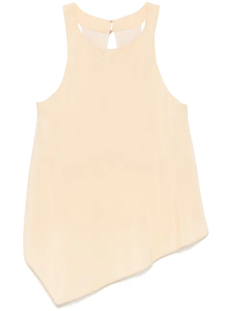Patrizia Pepe asymmetric blouse Neutrals 2C1609A057
