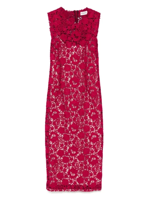 P.A.R.O.S.H. macramé midi dress Red D726018PEONIA061