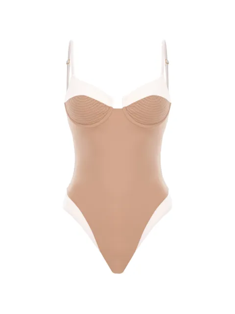 Noire Swimwear one-piece swimsuit Neutrals NSW461NUDE