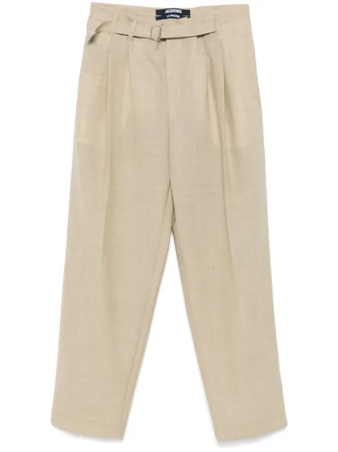 Jacquemus Le Pantalon Canvas trousers Neutrals 255PA1321720150