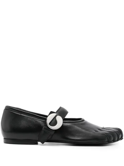 Coperni Five-toe ballet flats Black COPSH73F6016