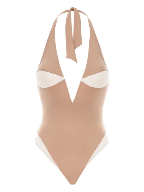 Noire Swimwear Sienna swimsuit Neutrals NSW452
