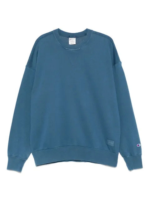 Champion logo-patch sweatshirt Blue 220746CHABS189TWT