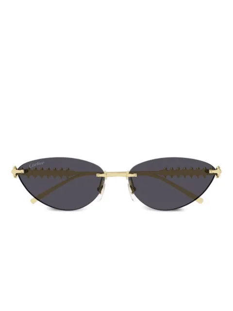Cartier Eyewear geometric-frame sunglasses Gold CT0543S002