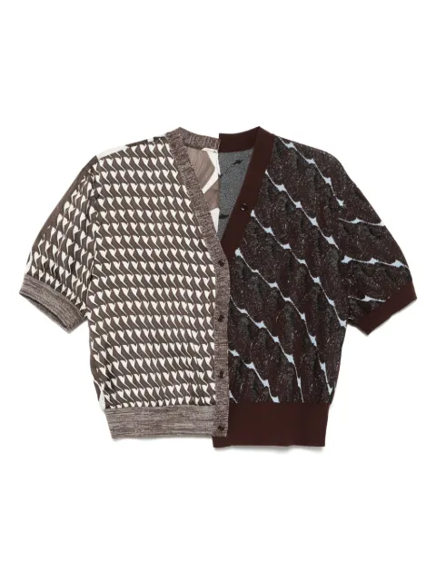 JNBY panelled cardigan Brown 5P4215060