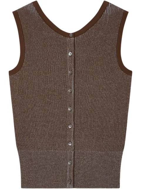 TOMBOY ribbed top Brown 9105152103