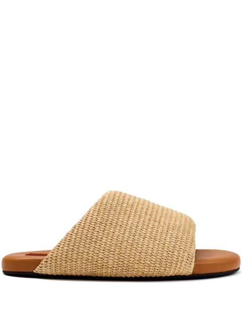 Simon Miller Raffia Bubble slides Neutrals F2749046