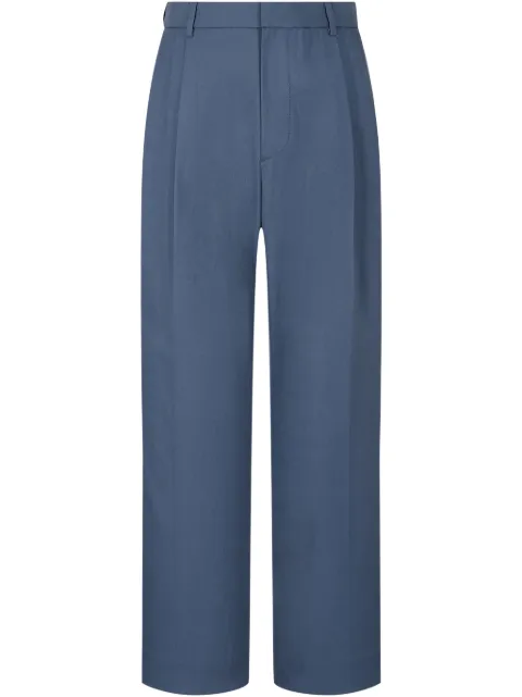 TOMBOY pintuck-detail trousers Blue 9155131554