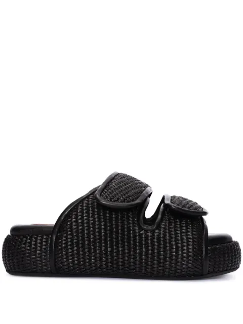 Simon Miller Raffia Cro slides Black F2039046