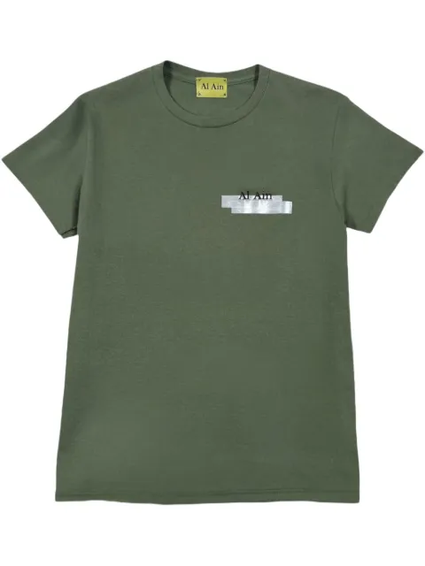 AL AIN graphic-print T-Shirt Green AMHXS121