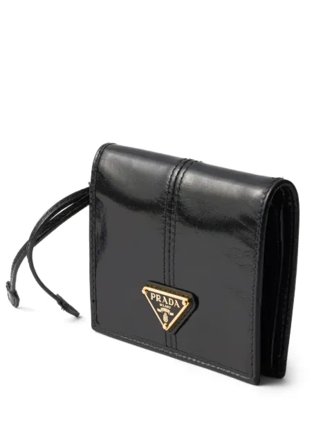 Prada small leather wallet Black 1MV2042CYR