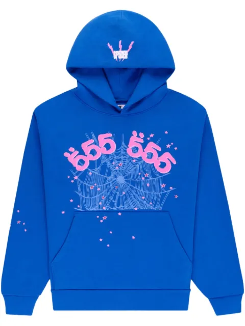 SP5DER Angel Number hoodie Brown SP5DER29
