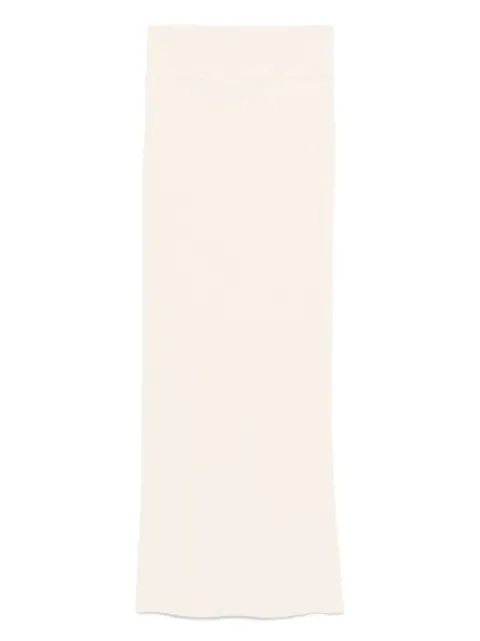 WARDROBE.NYC cotton high-rise skirt Neutrals W3014R21KN
