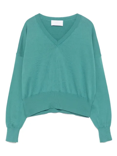 Daniele Fiesoli fine-knit top Green DD7015