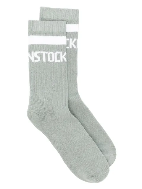 Birkenstock logo-intarsia socks Green 1029704