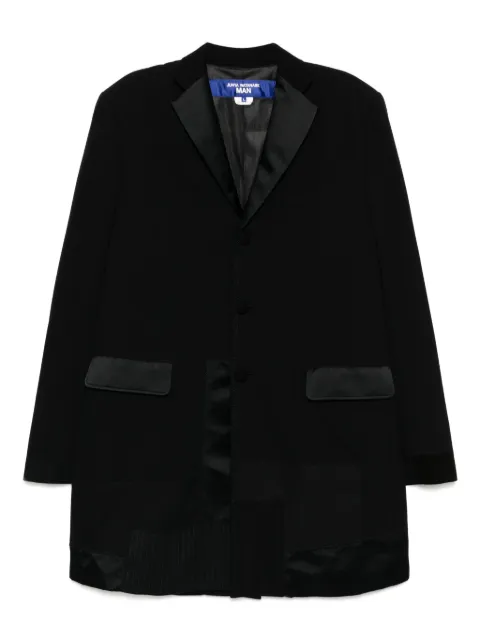 Junya Watanabe MAN patchwork-design coat Black WOC002051