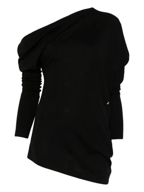 Moschino logo-charm top Black A09080401
