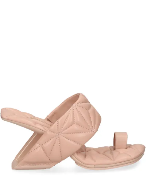 United Nude Loop Hi Puffy leather mules Pink 10722863188