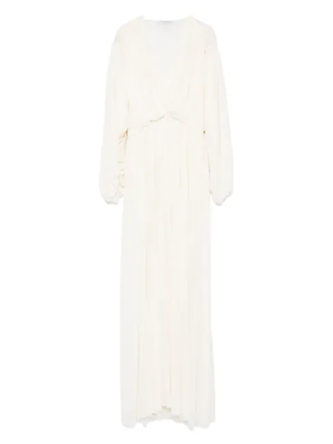 Philosophy Di Lorenzo Serafini V-neck maxi dress White A04332118