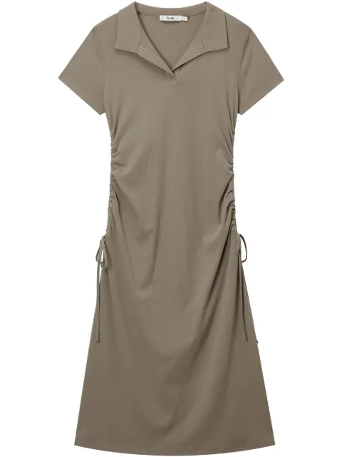 b+ab drawstring detailing dress Brown 5S604AS