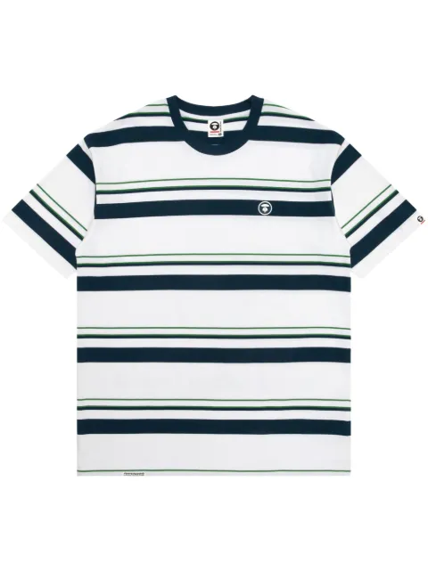 AAPE BY *A BATHING APE® striped T-shirt White ATE1605XXO