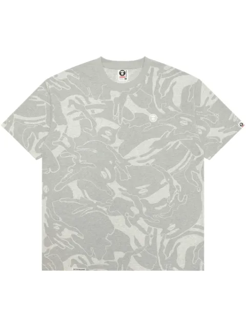 AAPE BY *A BATHING APE® camouflage-print T-shirt Grey AAPTEM1602XAO