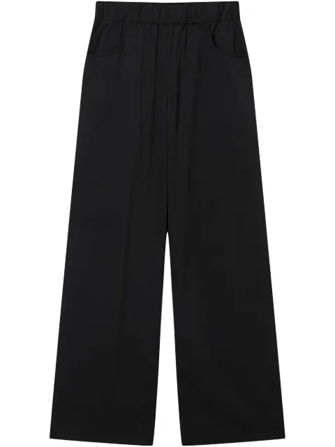 izzue logo-patch trousers Black C6119S5
