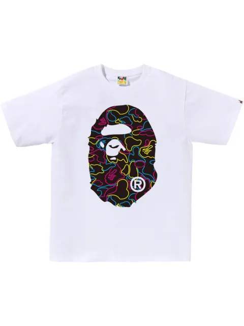 A BATHING APE® Ape Head T-shirt White 001TEL301039M