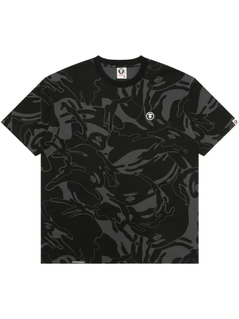 AAPE BY *A BATHING APE® Ape Camouflage T-shirt Black ATE1602XXO