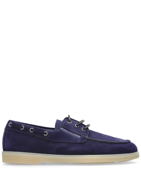 Giuseppe Zanotti GZ-Venice suede boat shoes Blue EU50002008