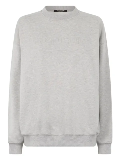 Roberto Cavalli mélange-effect sweatshirt Grey UKT67ACF007