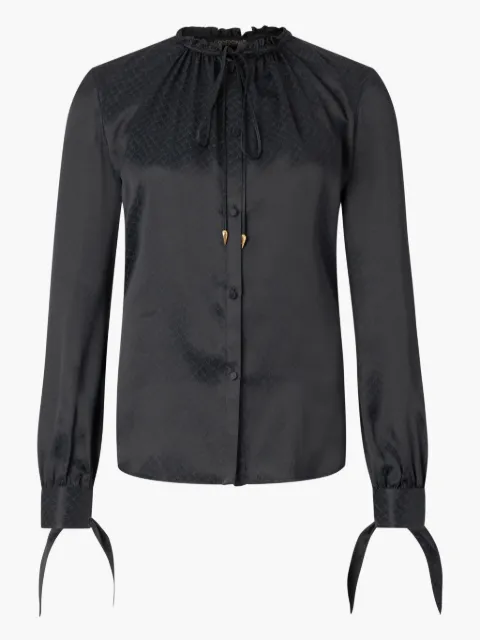 Roberto Cavalli snake-print blouse Black UKT702SZN57