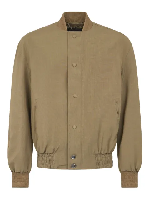 Roberto Cavalli drop-shoulder bomber jacket Neutrals URT465VI045