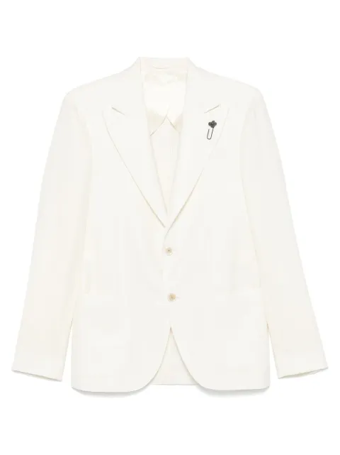 Lardini single-breasted blazer White ES688AE77ESIF64523