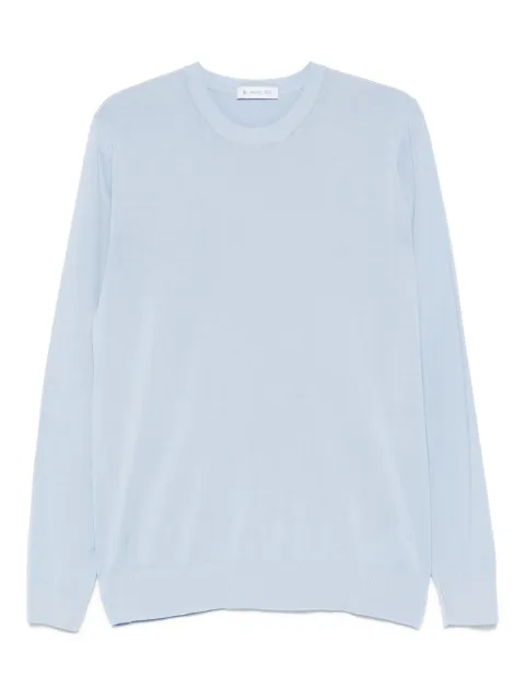 Manuel Ritz cotton sweater Blue 3832M500253310