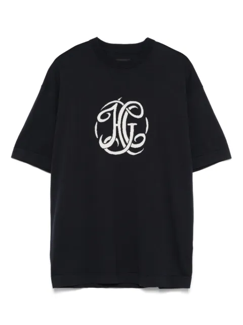 Givenchy logo-jacquard T-shirt Blue BM71MZ4YM5