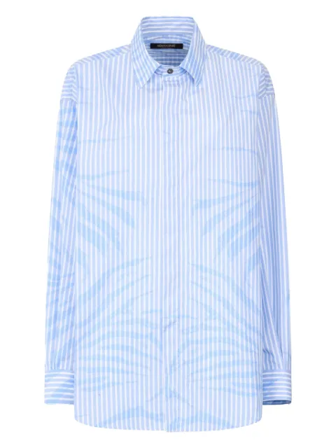 Roberto Cavalli cotton shirt Blue URT720CH104