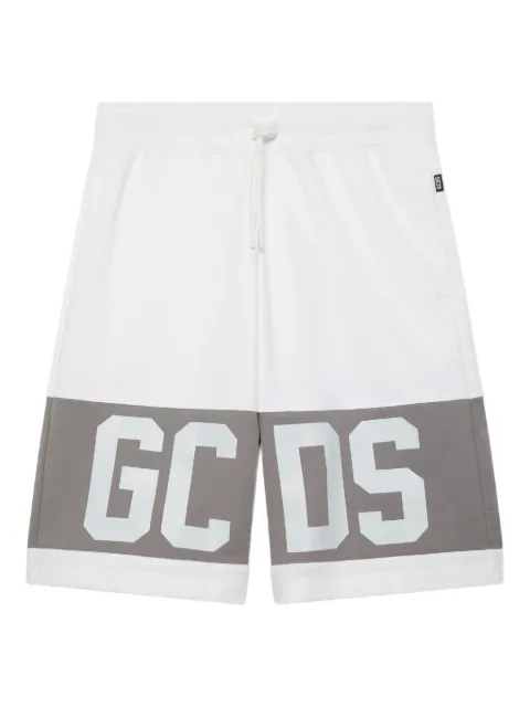 GCDS logo-band track shorts White B1XM3100JD1