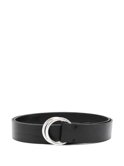 ERALDO leather belt Black STROZZO030