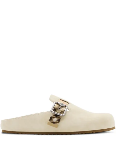 Burberry suede Urchin clogs Neutrals 8113303