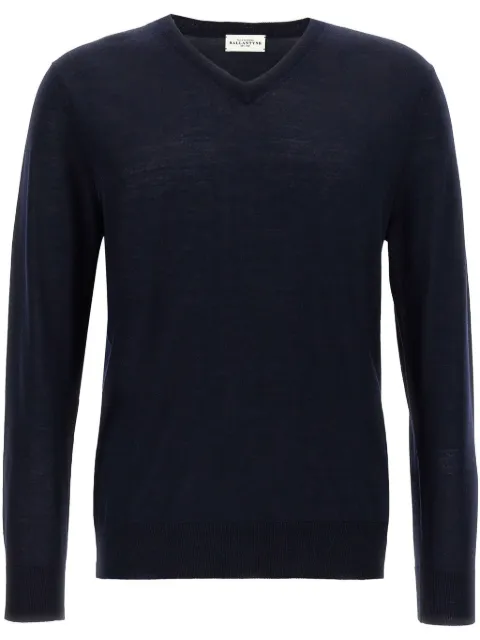 Ballantyne wool jumper Blue B2P00116W02