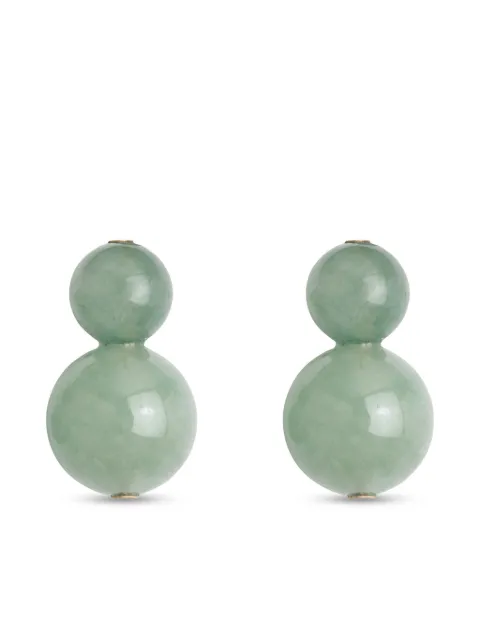 Jennifer Behr Cara earrings Green 118RA1AVENTURINE